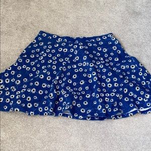Flower pattern skirt